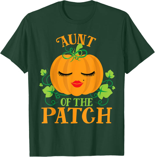 Aunt Pumpkin of the Patch Sassy Matching Family Halloween T-Shirt - T-Shirt | Forest