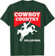 Oklahoma Cowboy Country Horse Riding Rodeo Apparel Top T-Shirt - T-Shirt | Forest