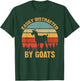 Retro Vintage Easily Distracted By Goats Funny Goat Lover T-Shirt - T-Shirt | Forest