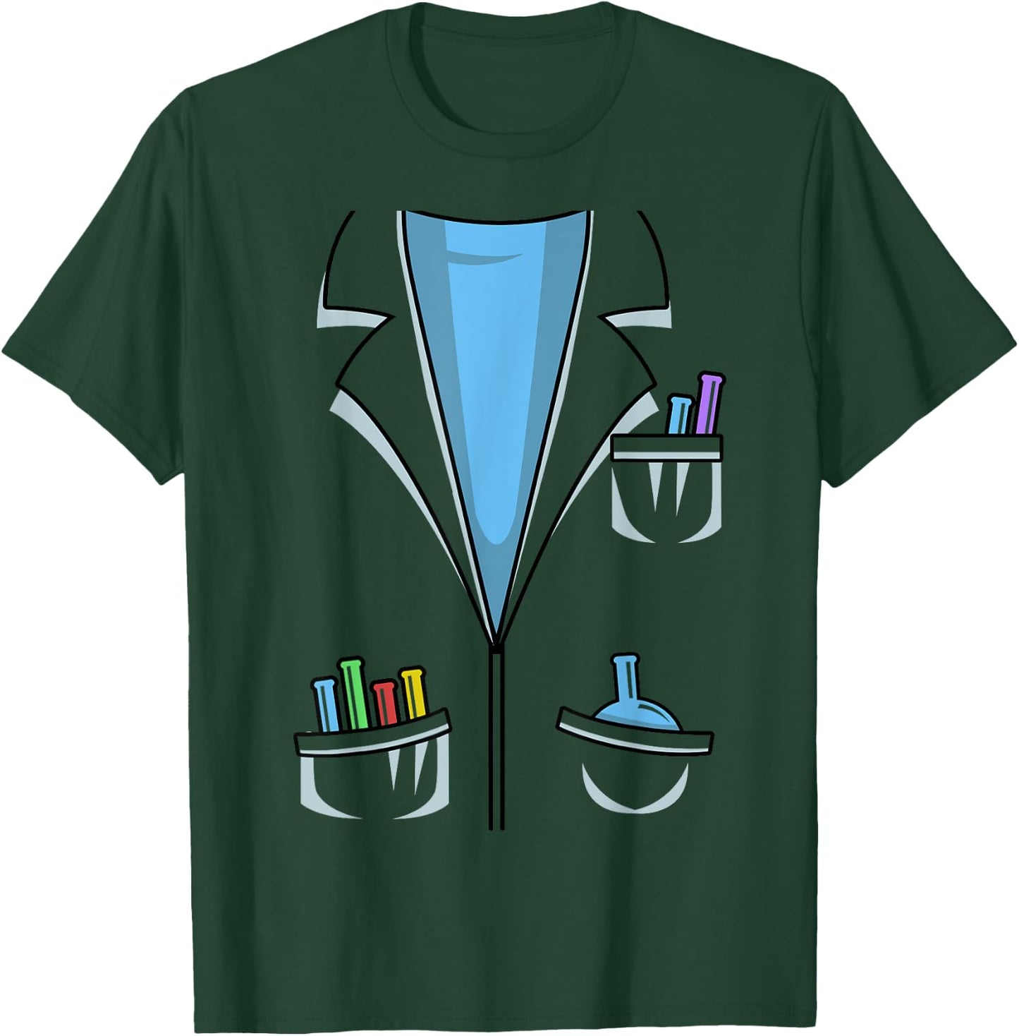 Cute Scientist Halloween Costume Chemist Science Gift T-Shirt - T-Shirt | Forest