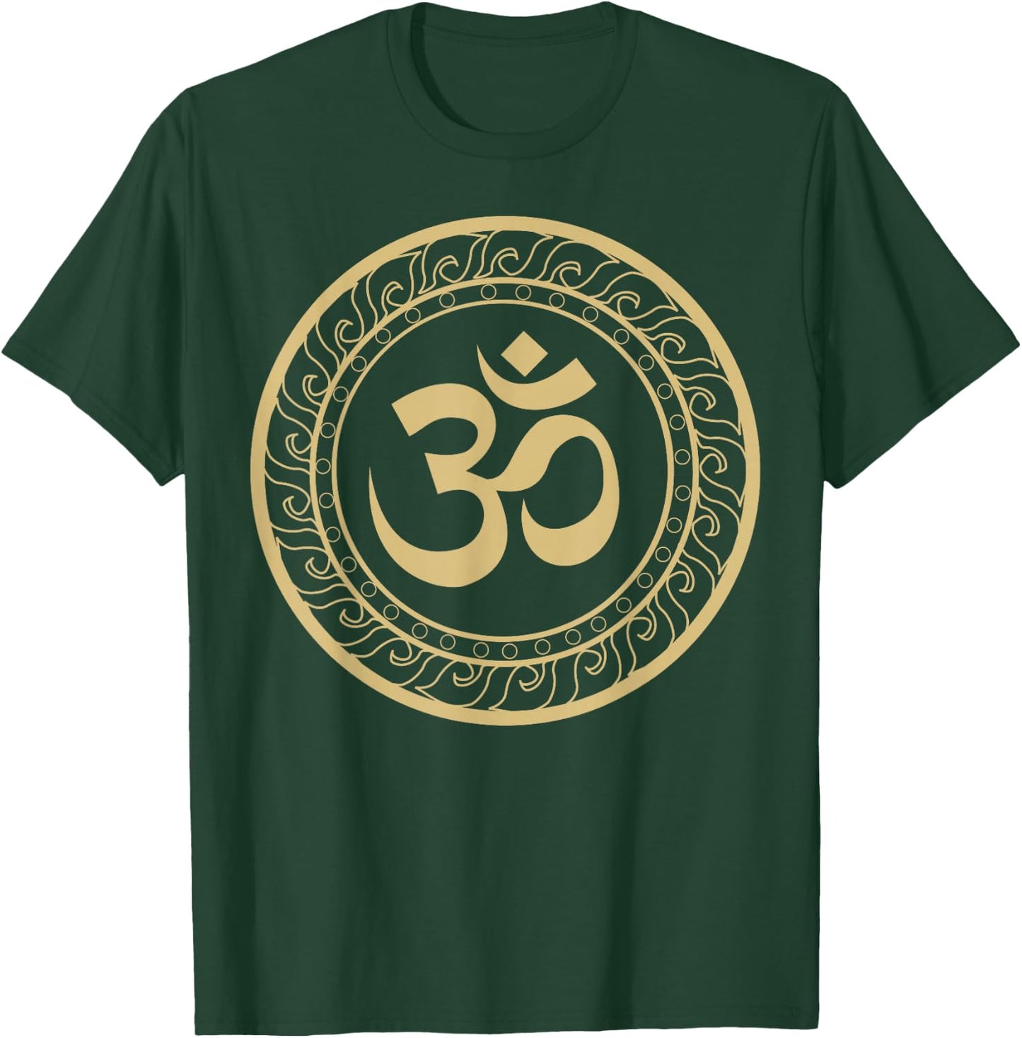 Om Ohm Aum Symbol T Shirt Spiritual Yoga Tea Gift T-Shirt - T-Shirt | Forest