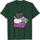 Kawaii Cat Pile Asexual Pride Women T-Shirt - T-Shirt | Forest