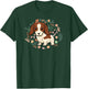 Floral Piebald Dachshund Lover Doxie Mom Dog Mama Lover Men Women Kids T-Shirt - T-Shirt | Forest