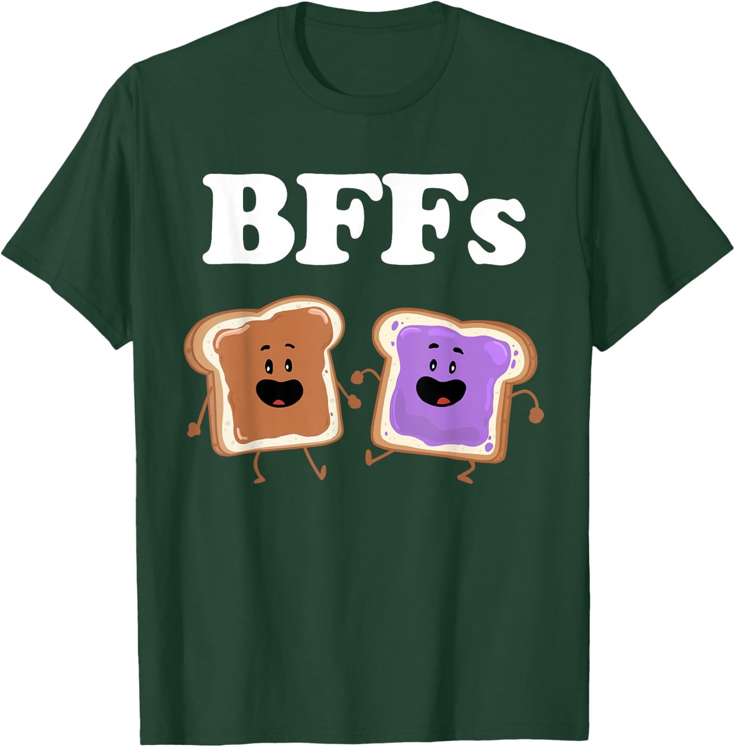 Peanut Butter and Jelly BFFs T-Shirt - T-Shirt | Forest