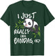 I Just Really Like Pandas - Cute Kawaii Panda Lover T-Shirt - T-Shirt | Forest