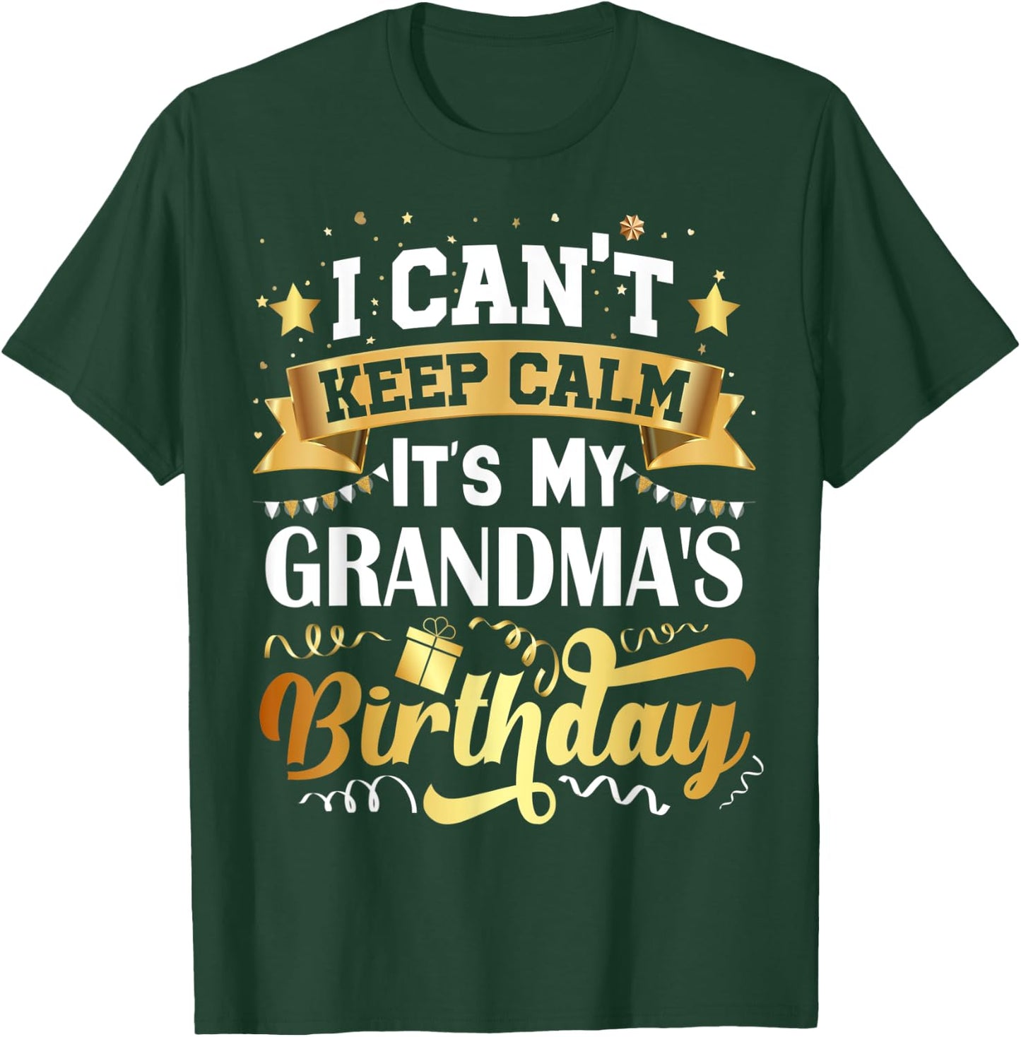 Grandma Birthday Party Gift Family Bday T-Shirt - T-Shirt | Forest