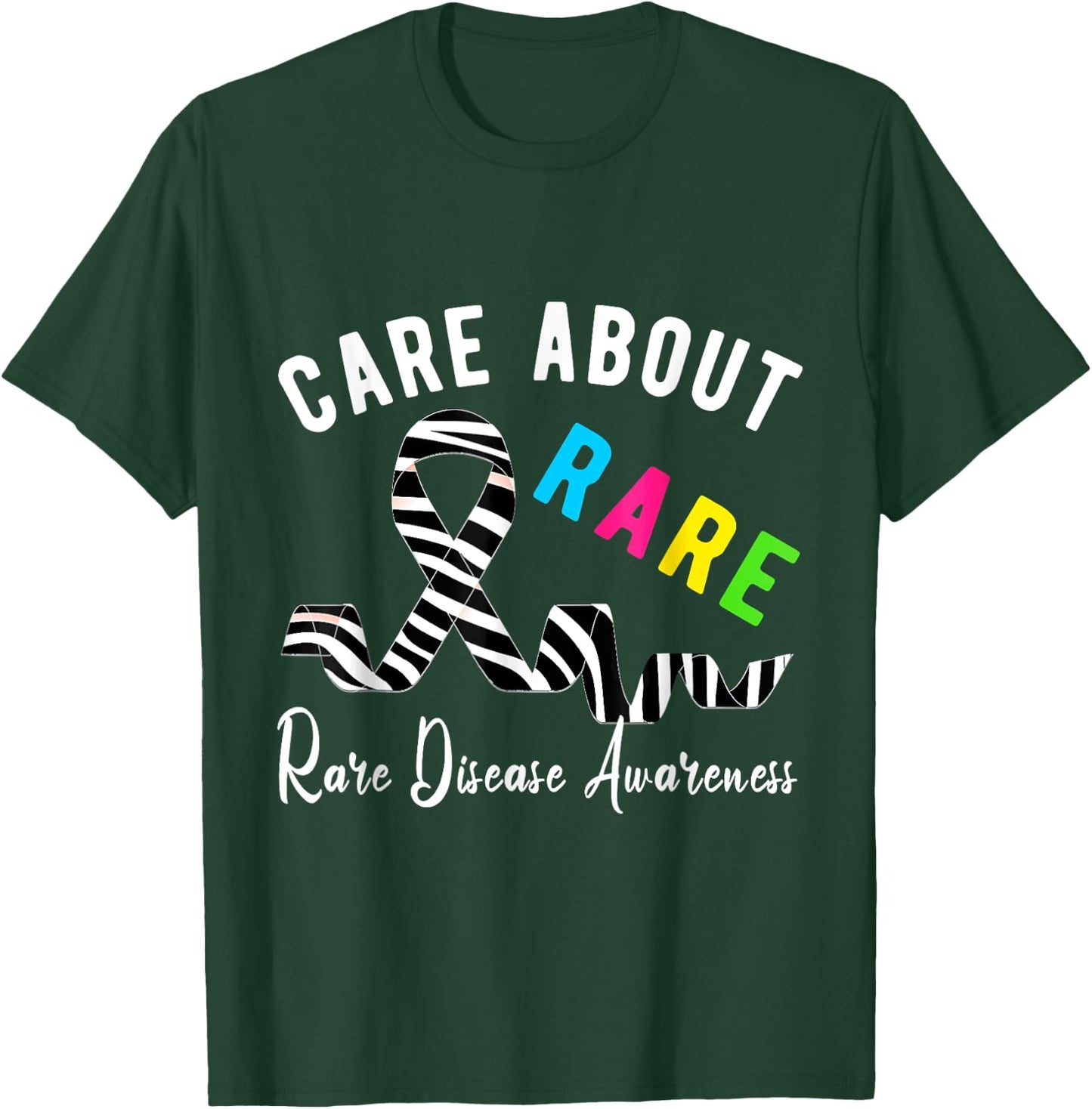 Rare Disease Day Care About Rare Disease Awareness T-Shirt - T-Shirt | Forest