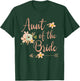 Aunt of the Bride - Party Wedding T-Shirt - T-Shirt | Forest