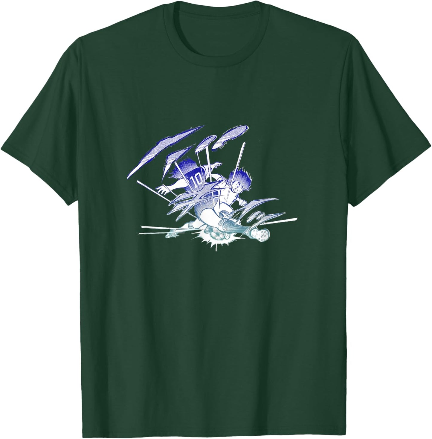 Captain TSUBASA gradation (battle) T-Shirt - T-Shirt | Forest