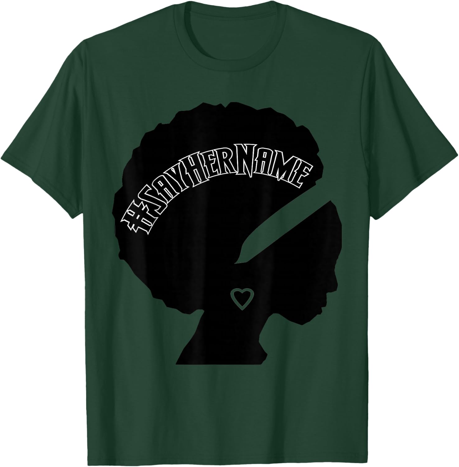 Hashtag Say Her Name Blacktivism T-Shirt - T-Shirt | Forest