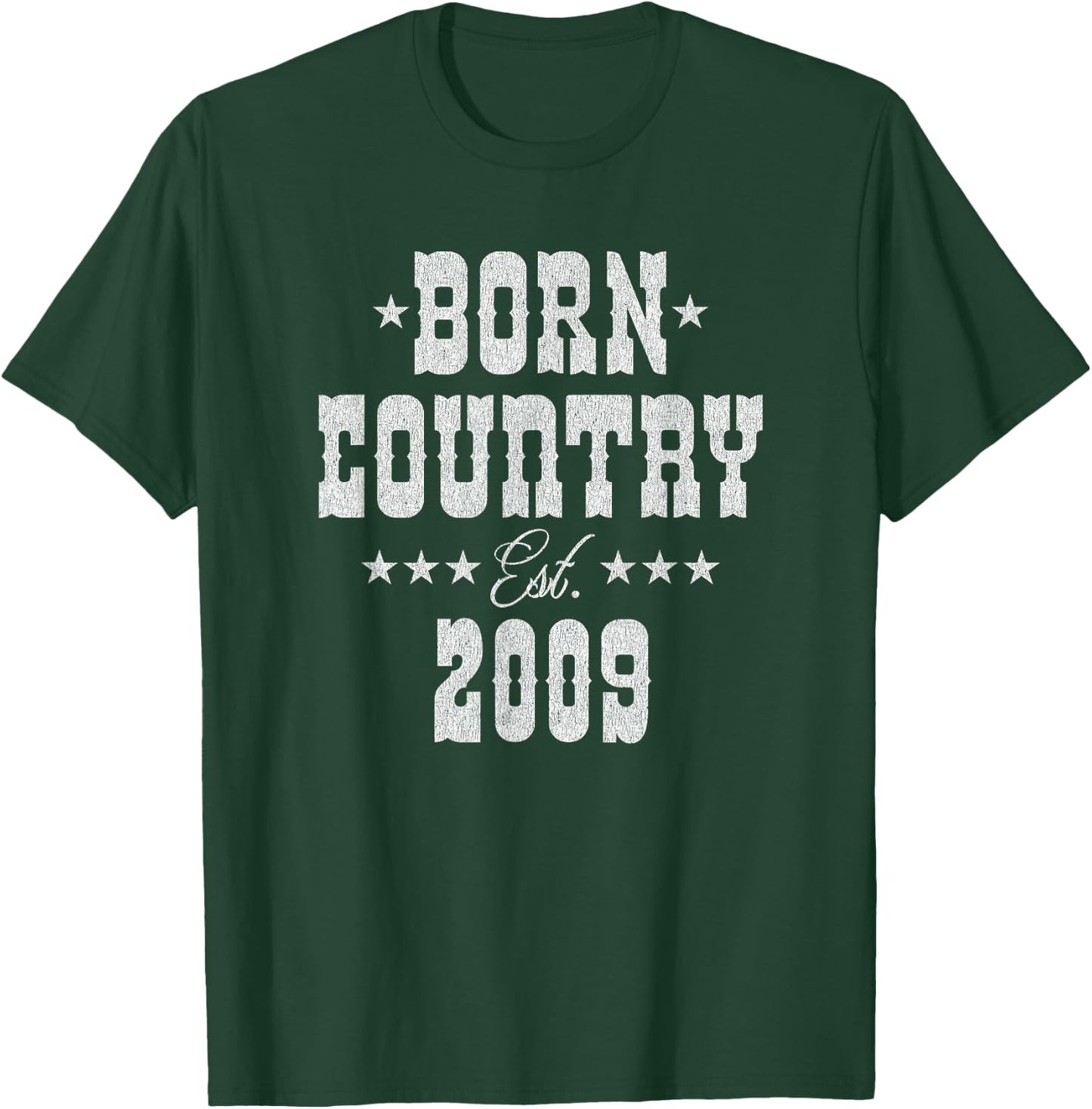16 Year Old Country Music 2009 16th Birthday T-Shirt - T-Shirt | Forest