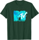 Mademark x MTV - The official MTV Logo in green blue liquid flow style T-Shirt - T-Shirt | Forest