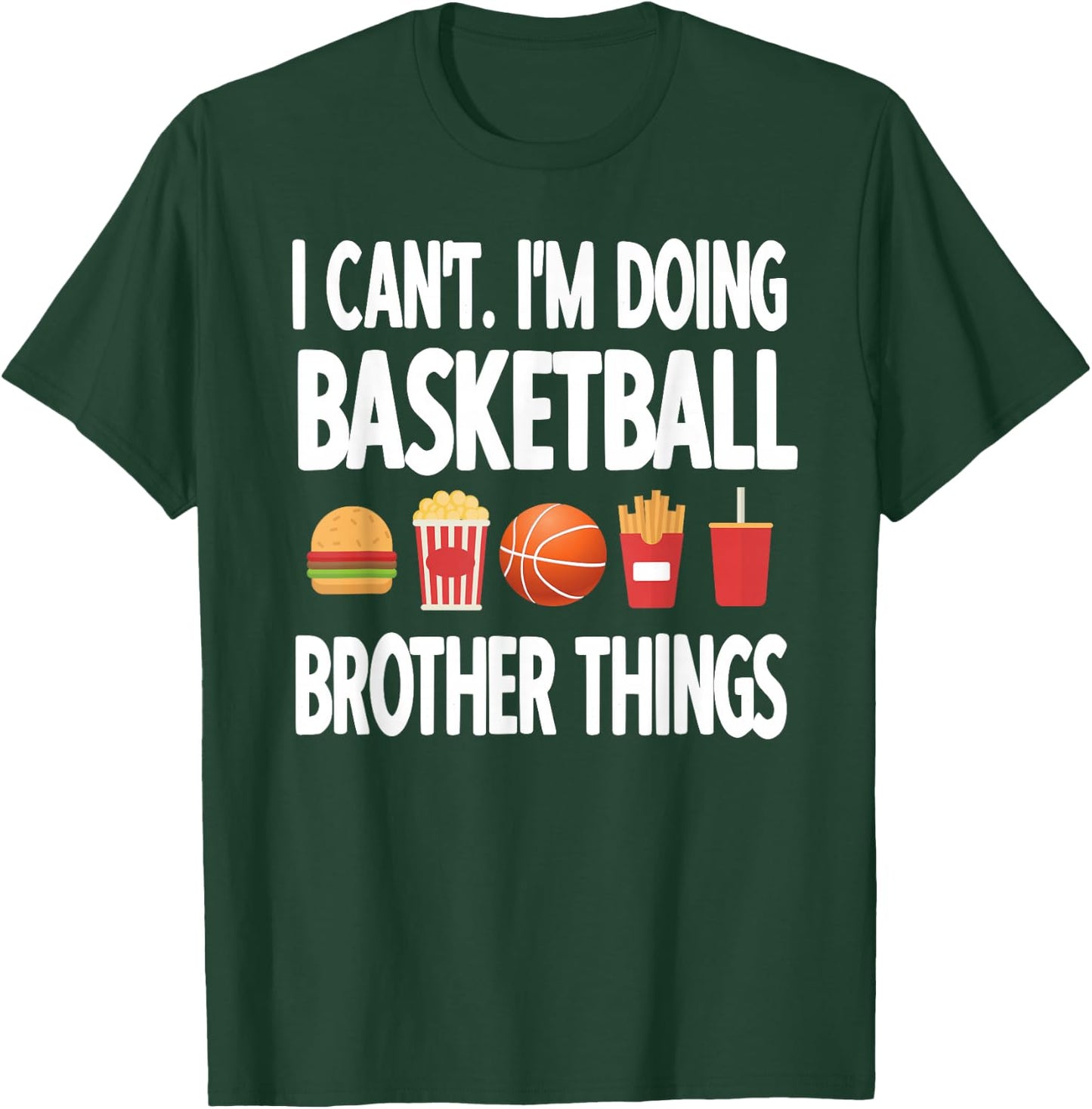 Basketball Brother Things Proud Basketball Player Bro T-Shirt - T-Shirt | Forest