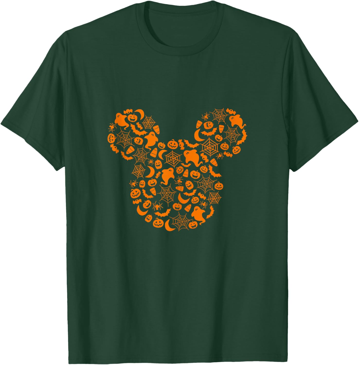 Disney Mickey Mouse Halloween Silhouette T-Shirt - T-Shirt | Forest