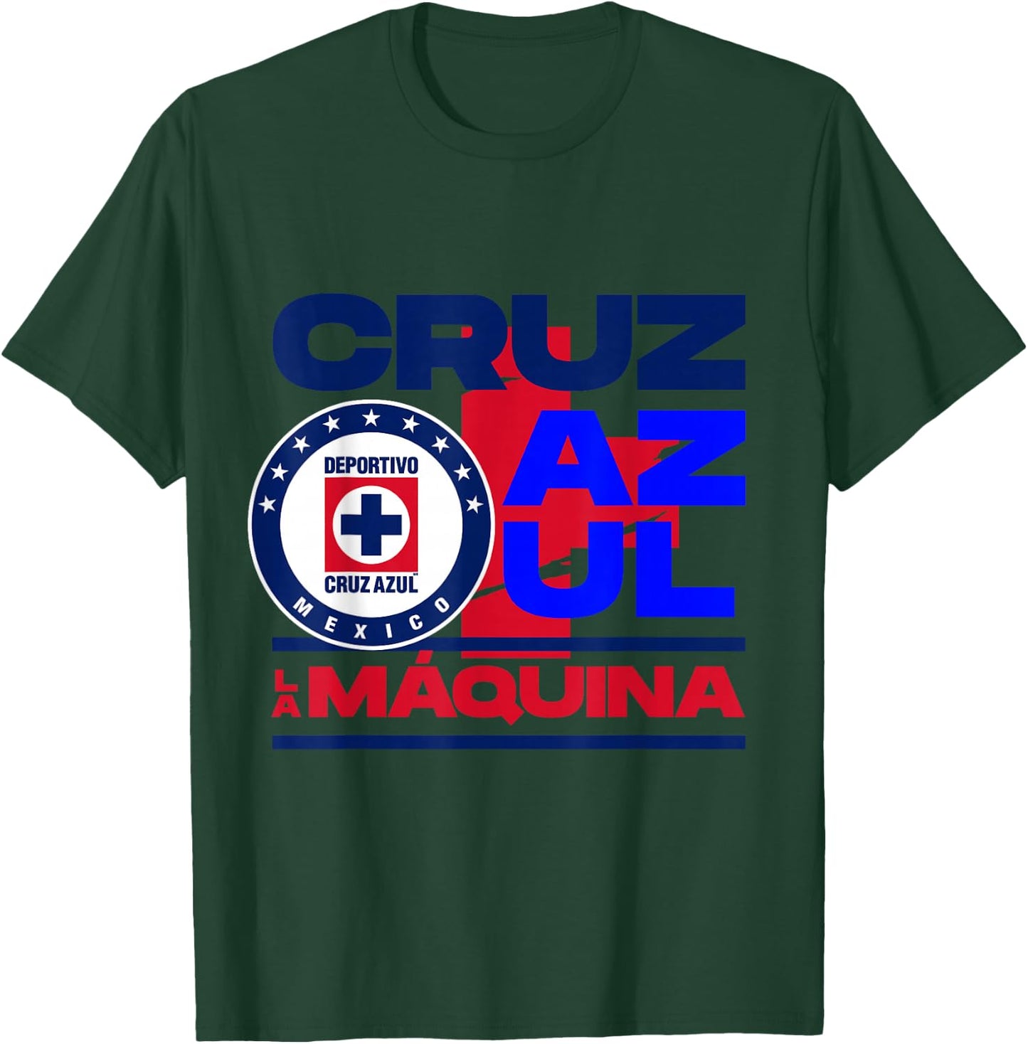 Cruz Azul - Score Big with Our Exclusive Collection T-Shirt - T-Shirt | Forest