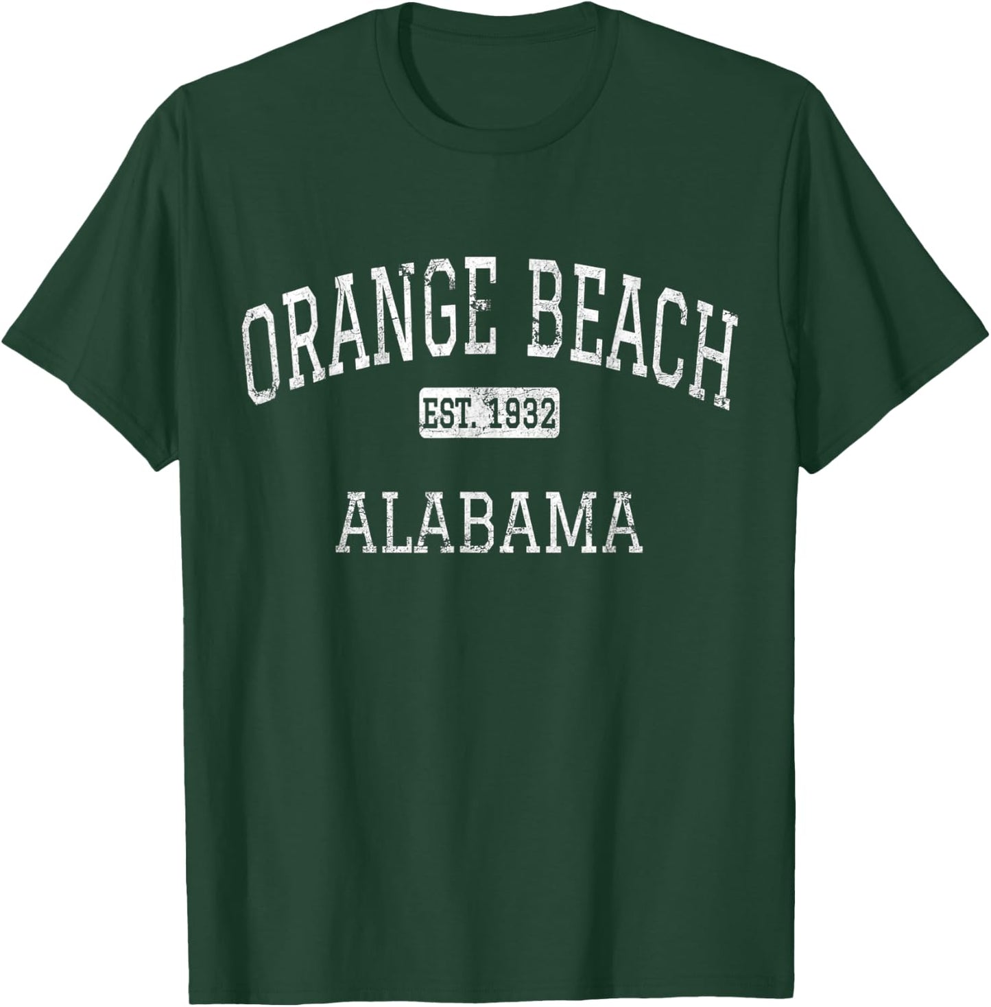 Orange Beach Alabama AL Vintage T-Shirt - T-Shirt | Forest