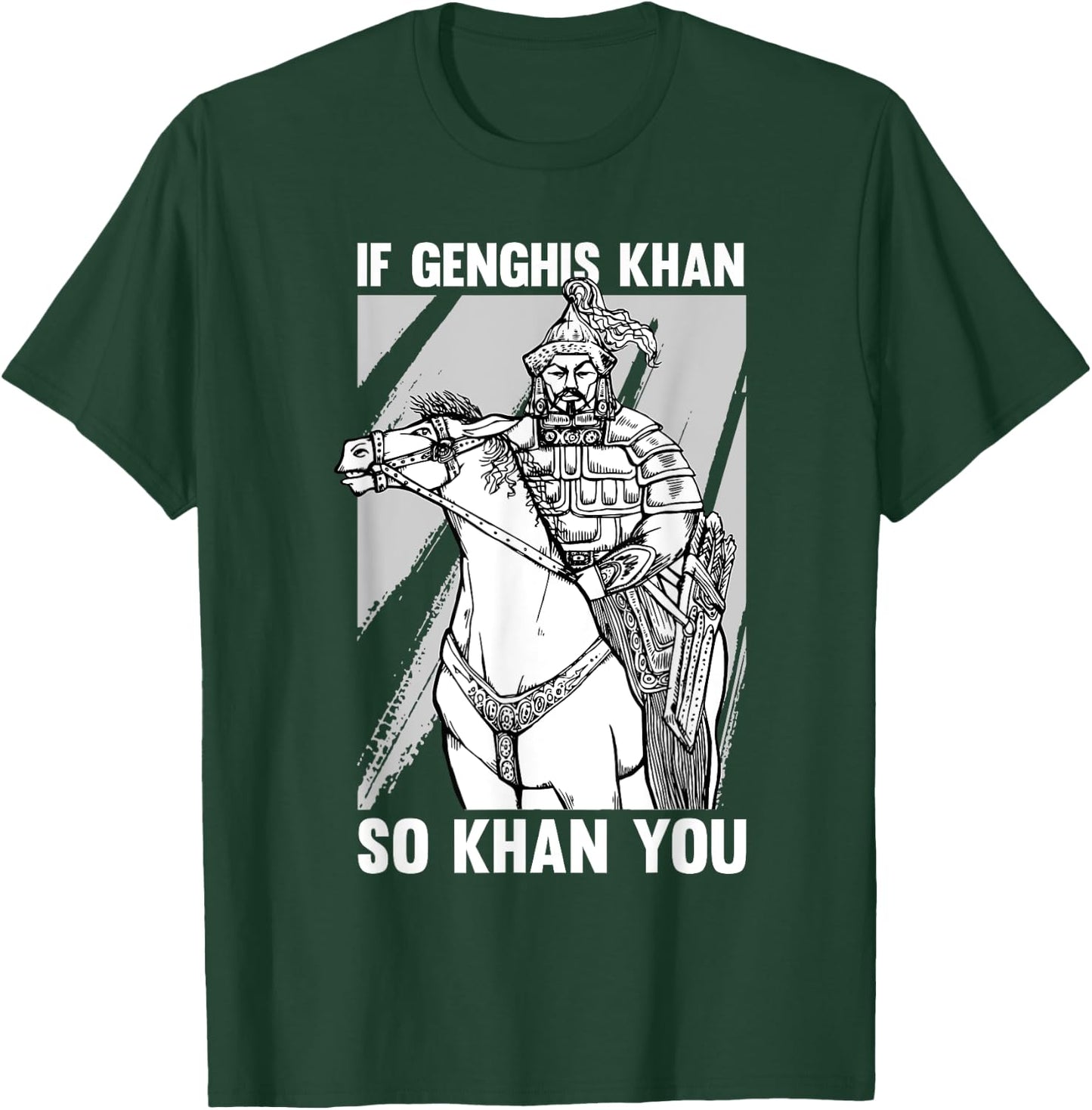 Funny Mongolian History Joke and Genghis Khan Quote Small T-Shirt - T-Shirt | Forest