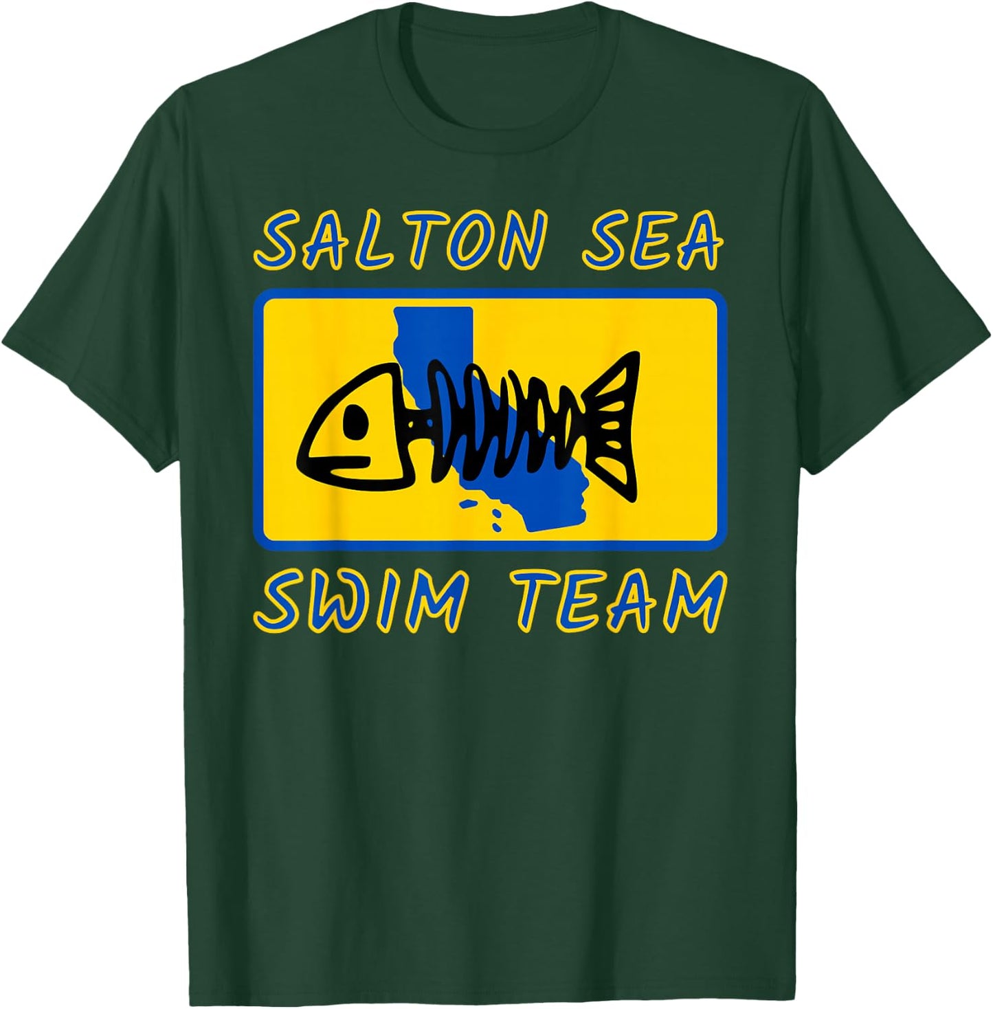 Salton Sea Swim Team Graphic T-Shirt - T-Shirt | Forest
