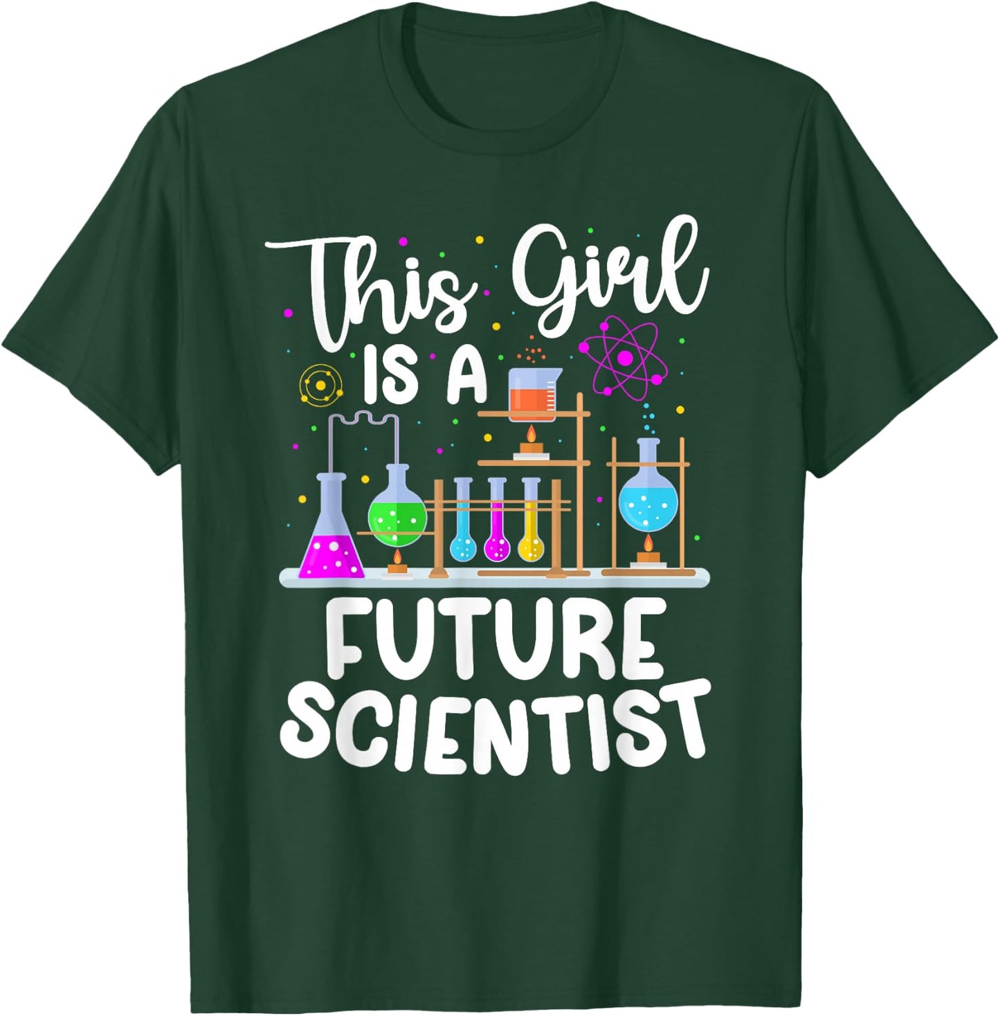 This Girl is A Future Scientist Kids Scientist Science T-Shirt - T-Shirt | Forest