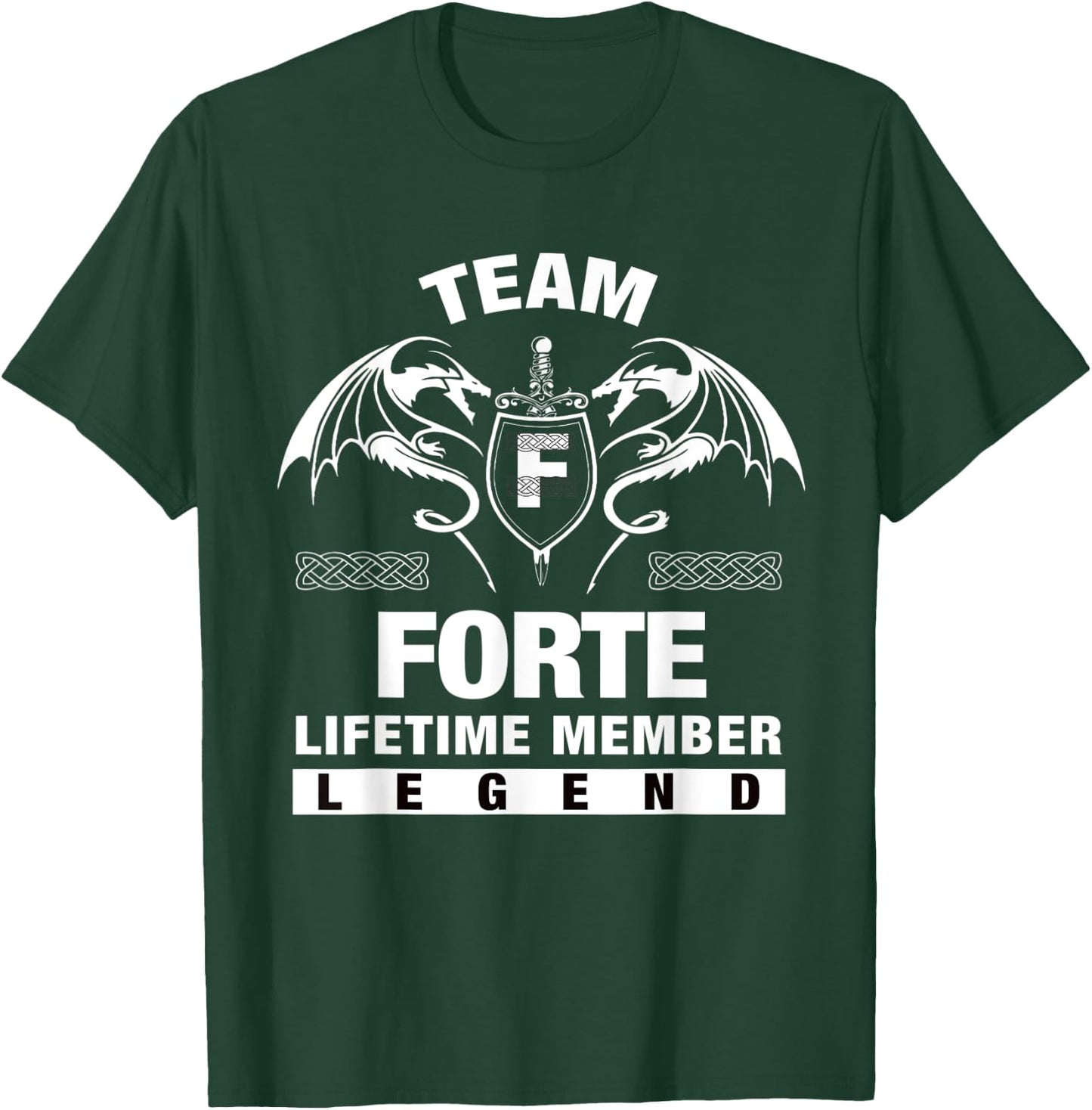 Team FORTE Lifetime Member Gifts T-Shirt - T-Shirt | Forest