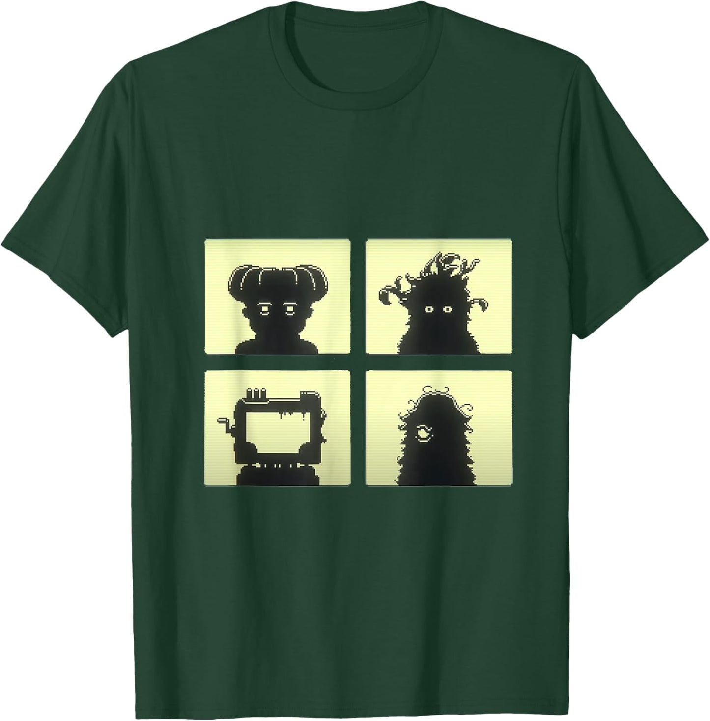 Inscryption Four Scribes Boss Psychological Card Game Scary T-Shirt - T-Shirt | Forest