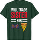 Funny Pizza Video Games Lover Gift Gamer Boys Brothers T-Shirt - T-Shirt | Forest