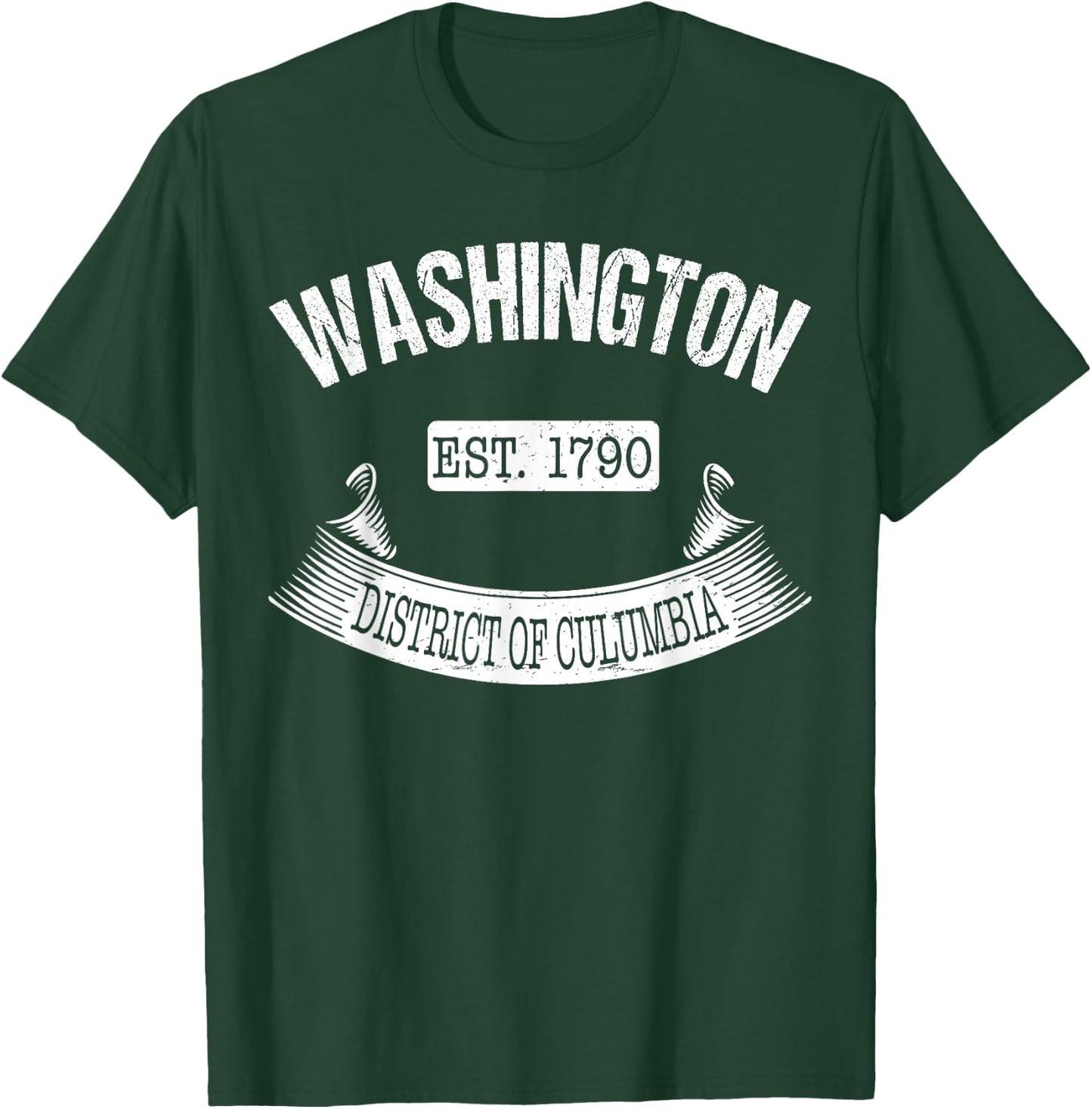 Washington DC Vintage Shirt Washington Vacation Souvenir T-Shirt - T-Shirt | Forest