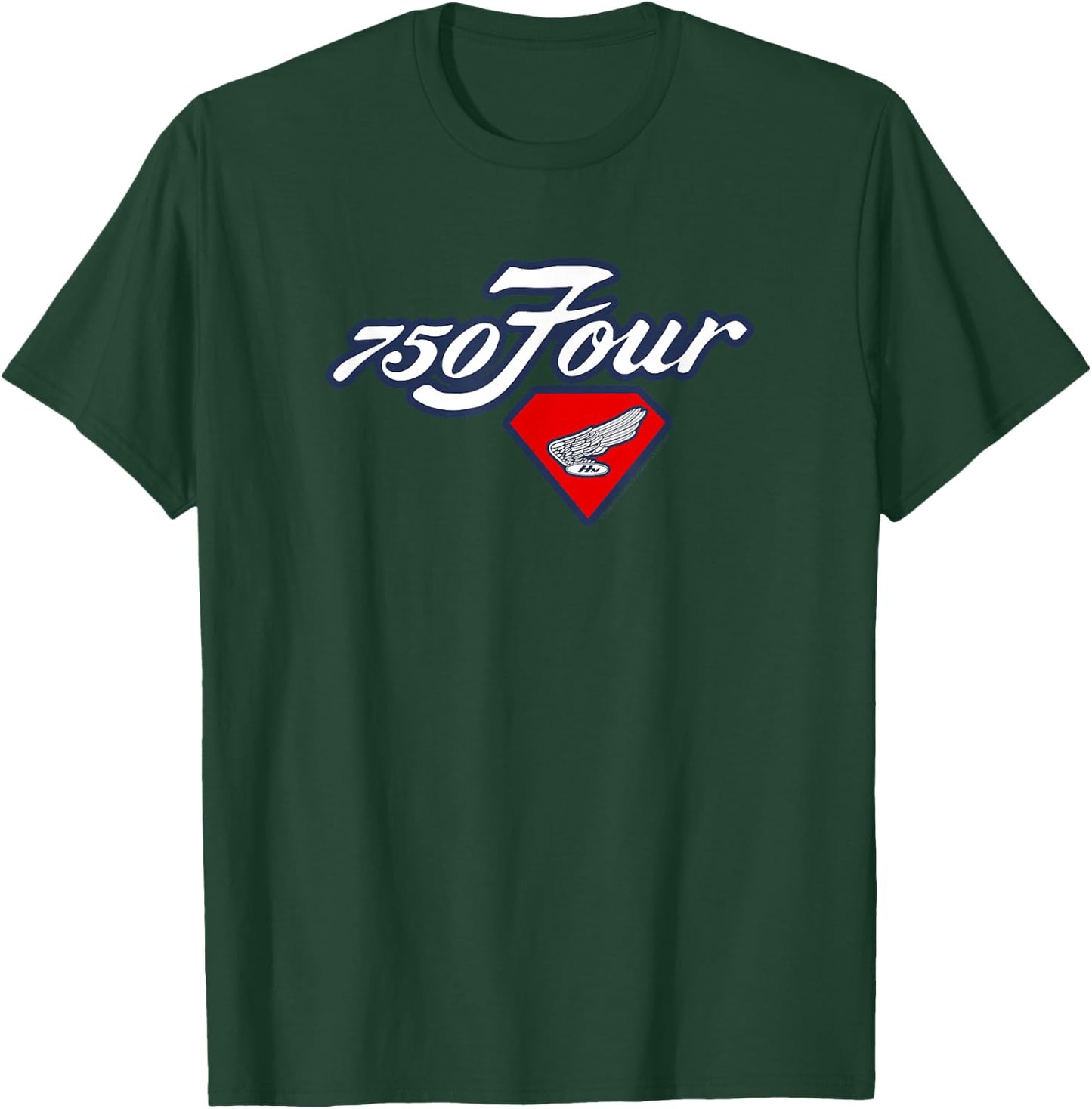 Honda 750 Four Emblem T-Shirt - T-Shirt | Forest