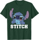 Disney Lilo & Stitch Nerdy Stitch Portrait T-Shirt - T-Shirt | Forest