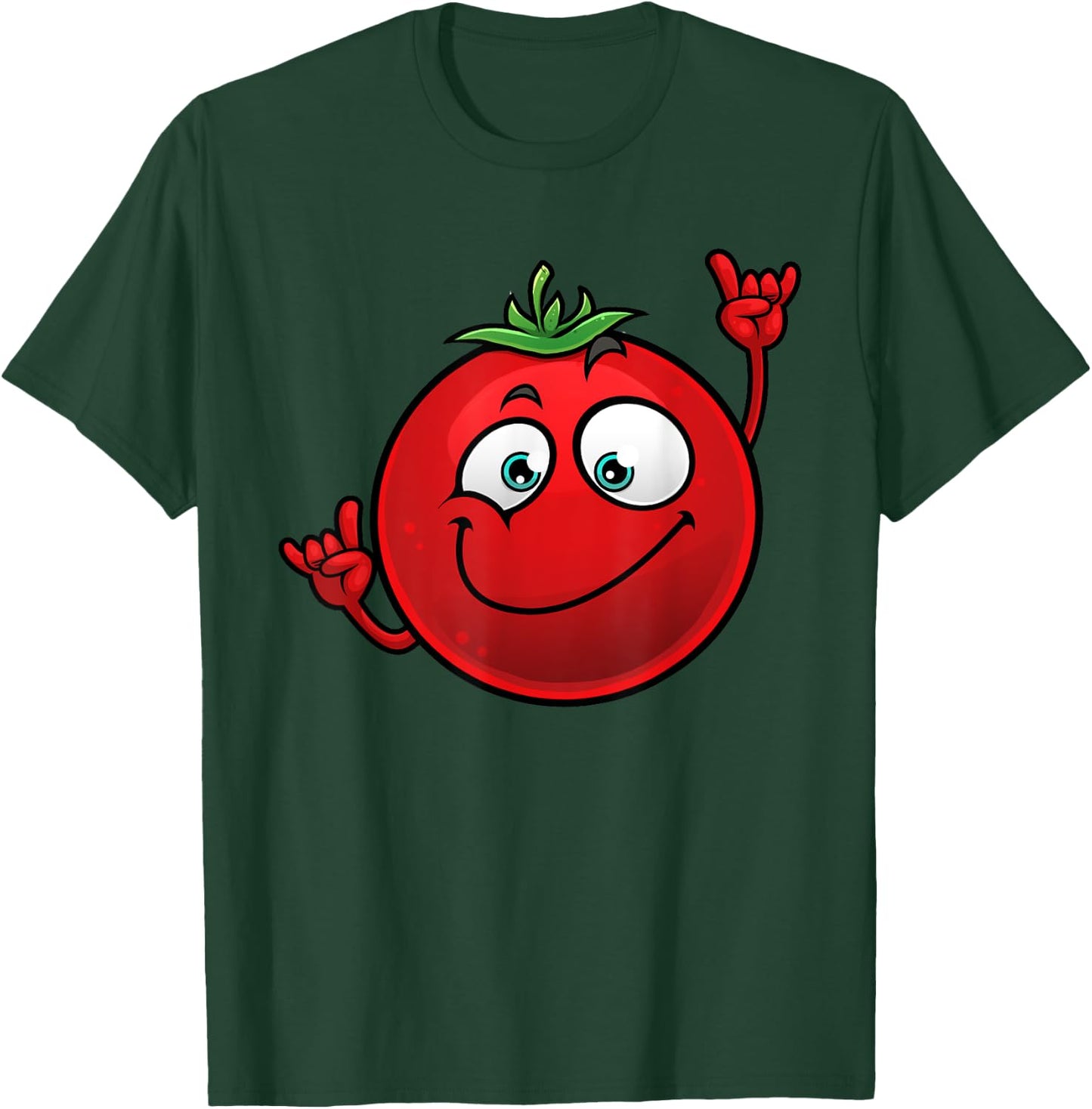 Funny Tomato Designs Women Dancing Farm Foodie T-Shirt - T-Shirt | Forest