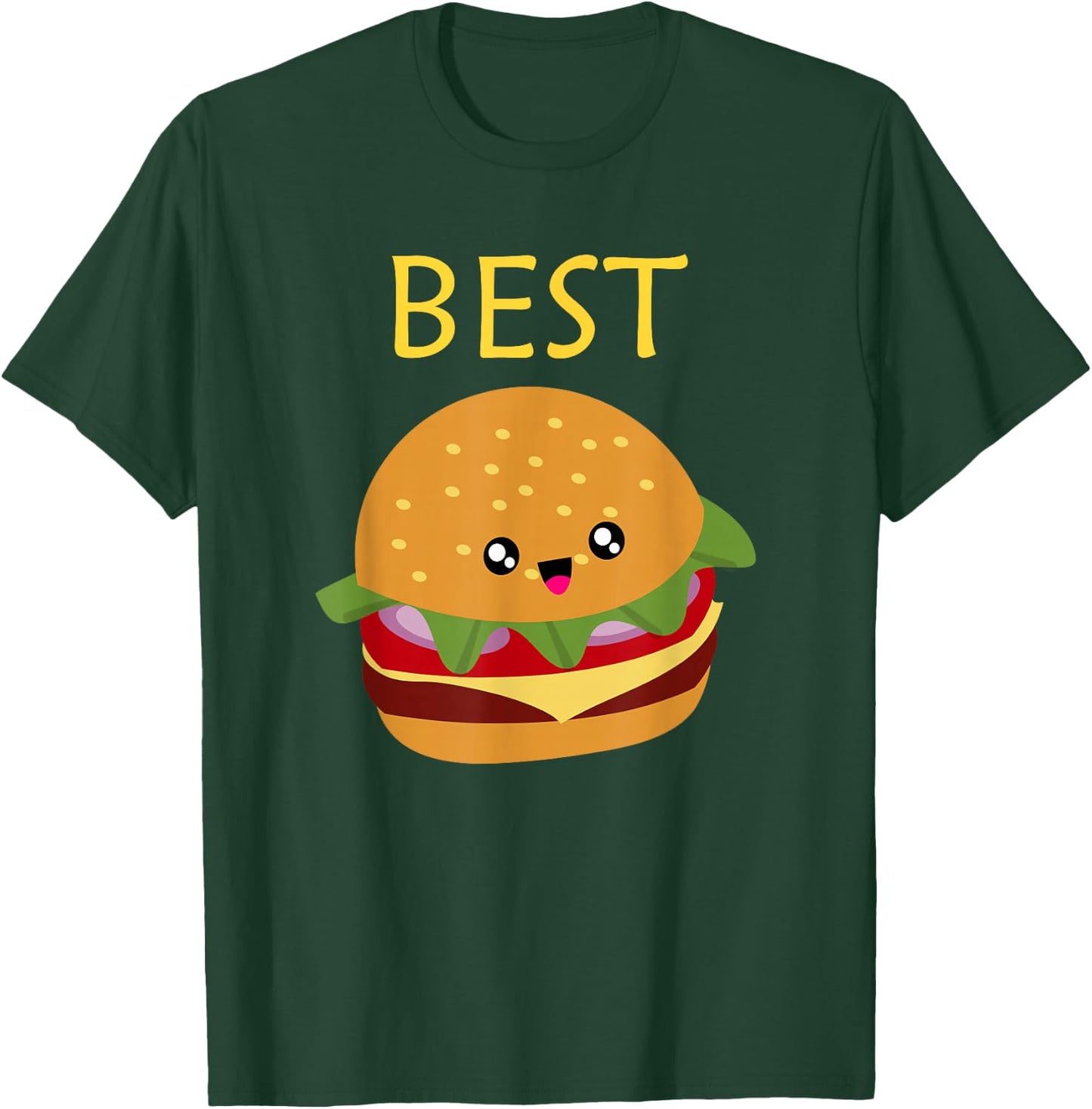 Matching Set - Burger and Fries T-Shirt - T-Shirt | Forest