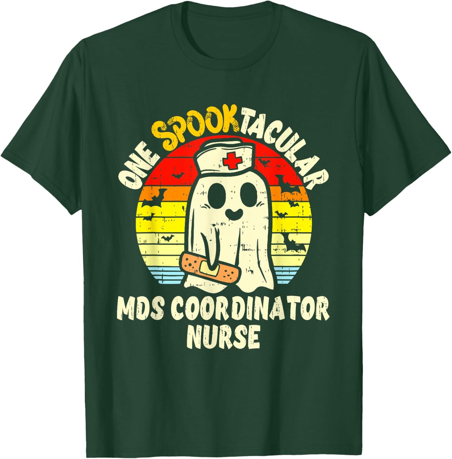 One Spooktacular MDS Coordinator Nurse Halloween Ghost T-Shirt - T-Shirt | Forest