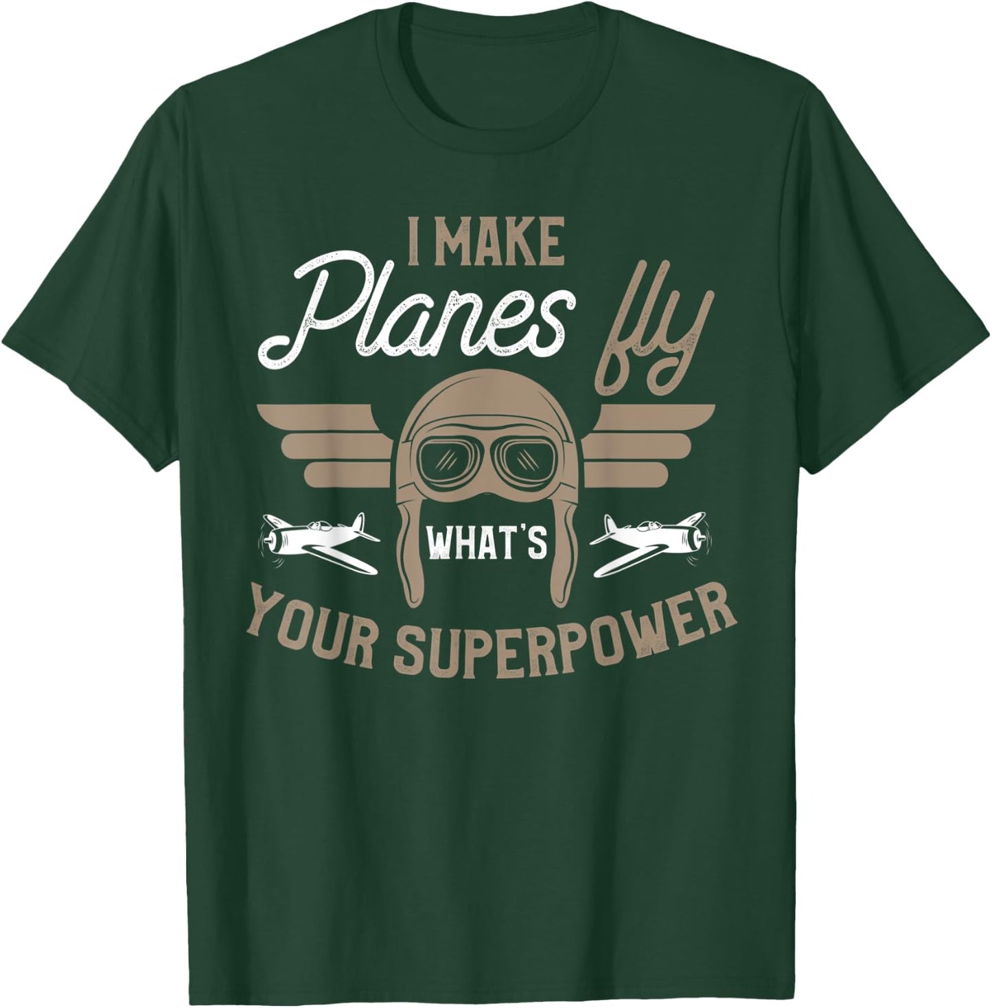 Funny Pilot Shirt Joke Saying Pilot Humor Phrase Gift T-Shirt - T-Shirt | Forest