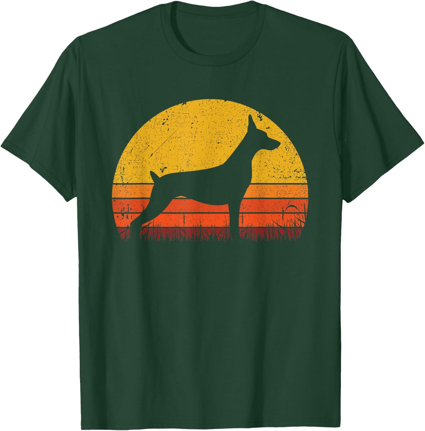 Retro Dobermann Shirt Dog Mom Dog Dad Vintage Doberman T-Shirt - T-Shirt | Forest