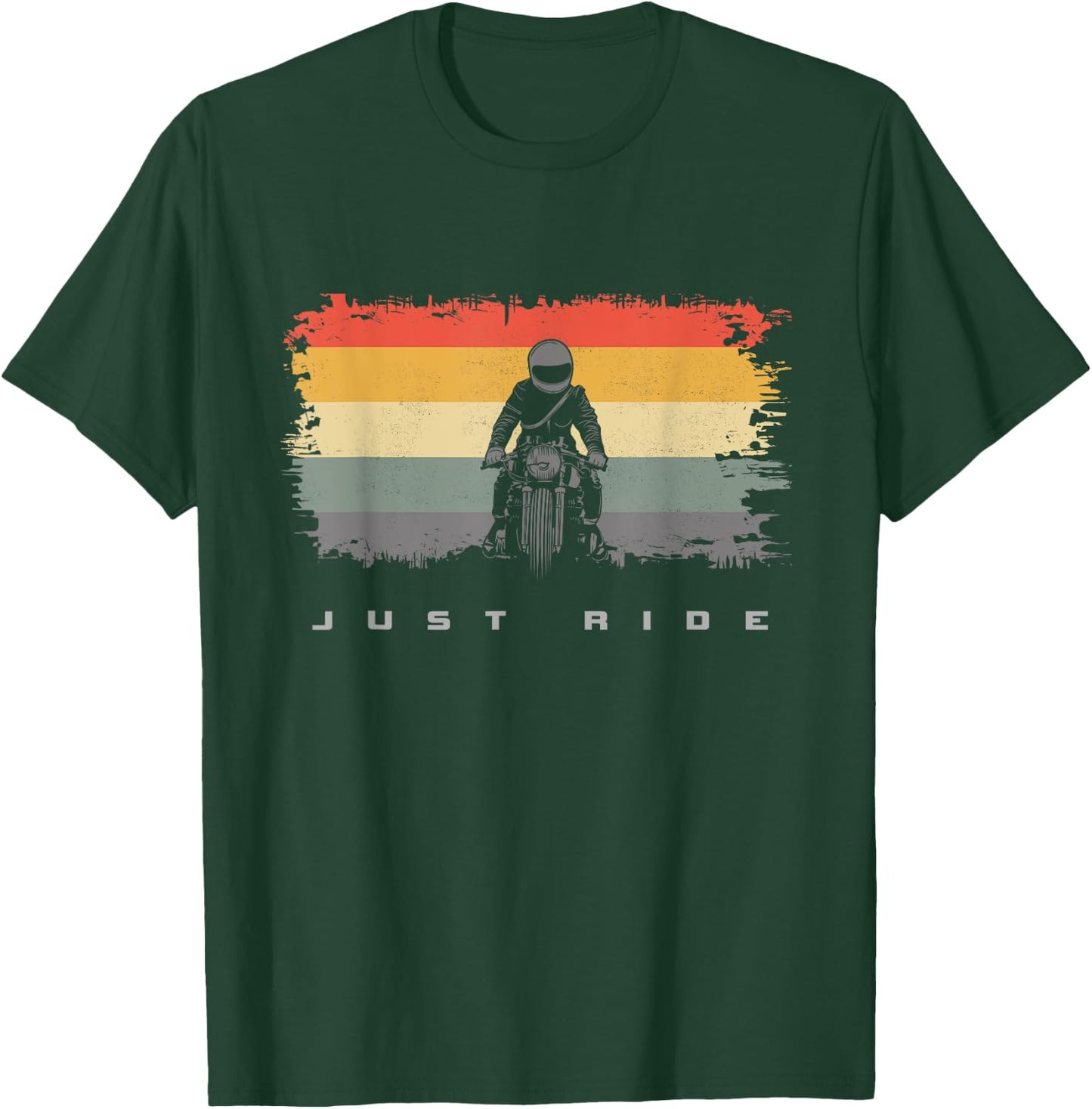 Motorcycle Apparel - Biker Motorcycle T-Shirt - T-Shirt | Forest