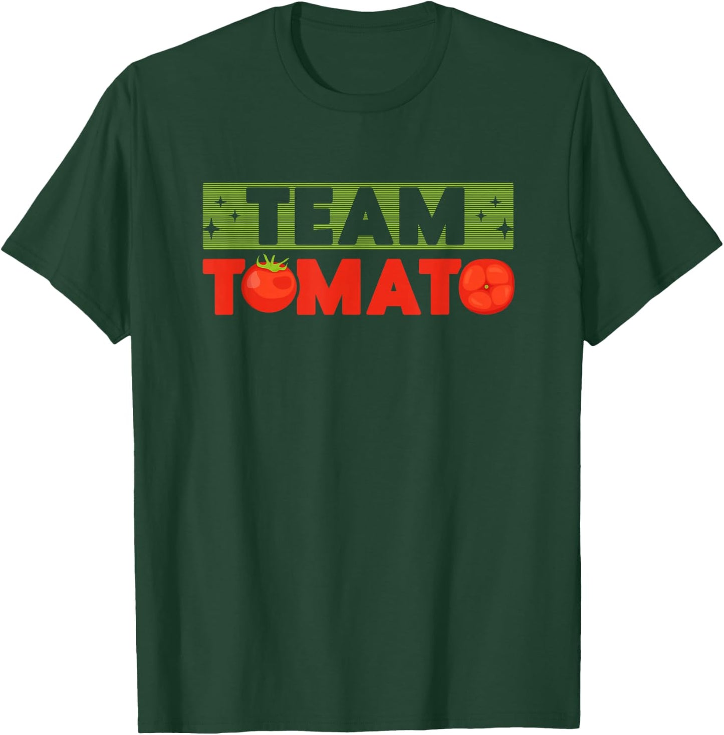 Tomato Team Red Tomatoes Planter Farmers T-Shirt - T-Shirt | Forest