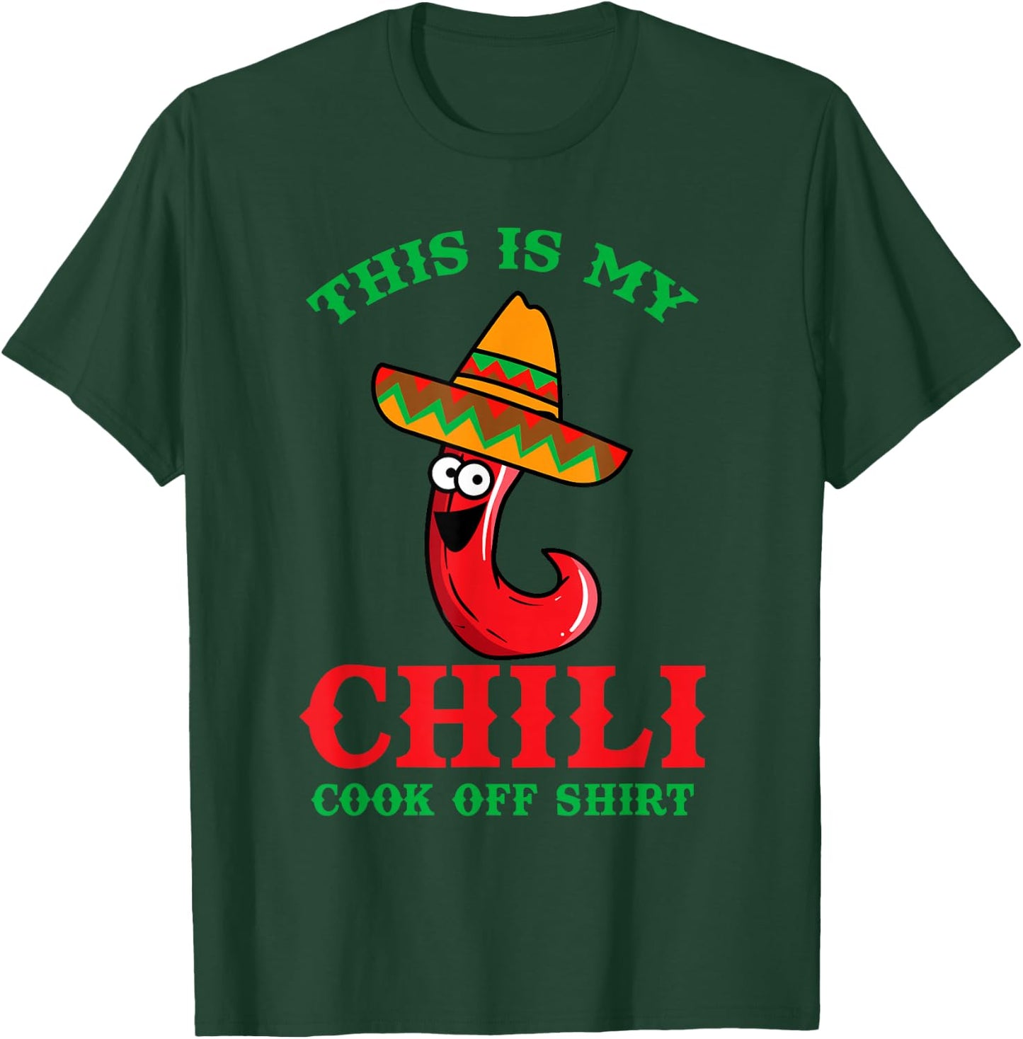 This Is My Chili Cook Off Shirt Funny Best Contest Winner T-Shirt - T-Shirt | Forest