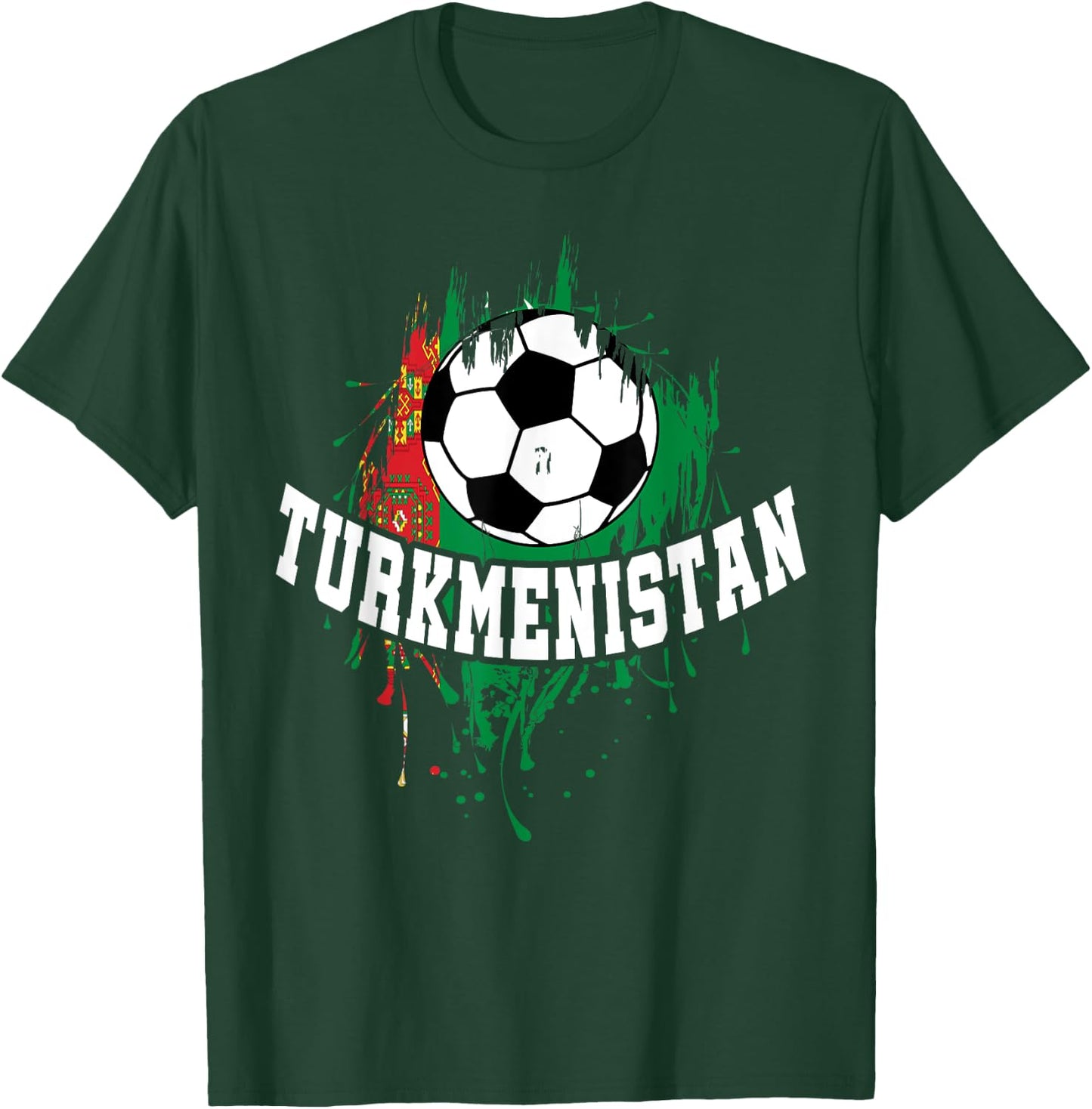 Turkmenistan Soccer Turkmenistan Football Turkmen Futbol T-Shirt - T-Shirt | Forest