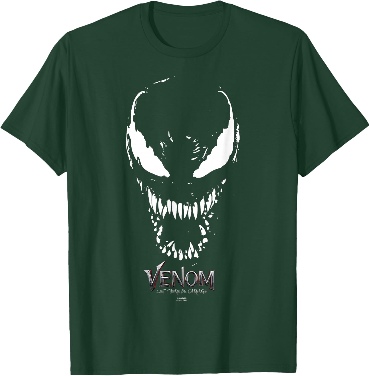 Marvel Venom: Let There Be Carnage Big Face Venom T-Shirt - T-Shirt | Forest