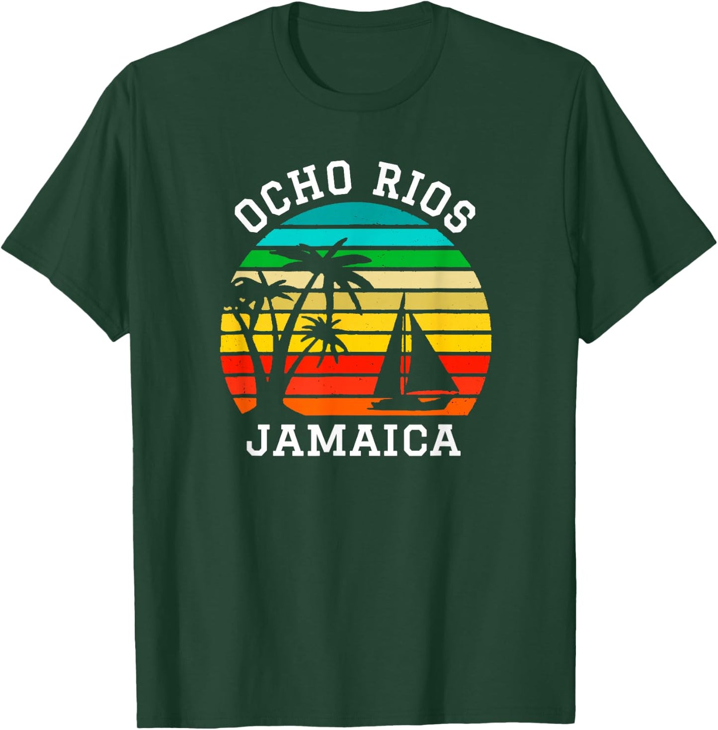 Ocho Rios Jamaica Shirt Matching Family Vacation T-Shirt - T-Shirt | Forest