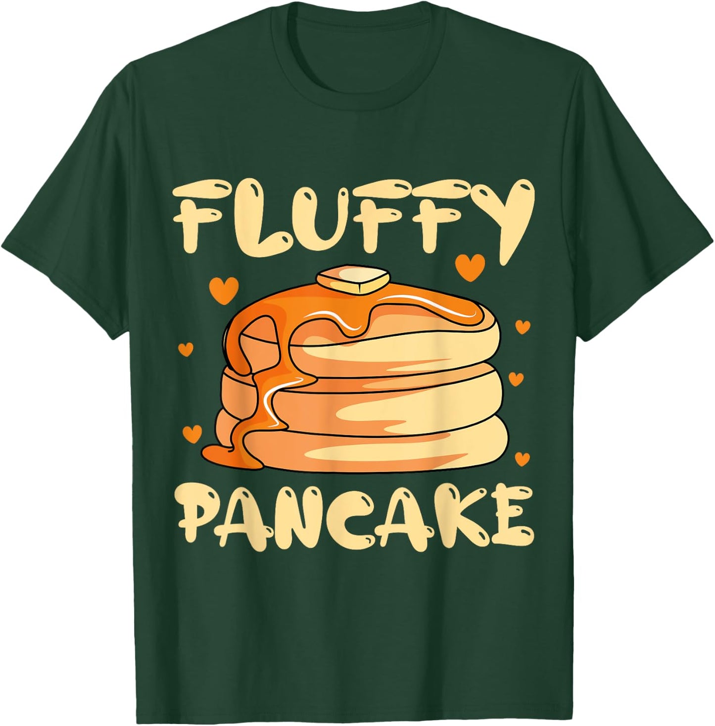 Pancakes Syrup Waffle Breakfast Hotcake Flapjack Food T-Shirt - T-Shirt | Forest