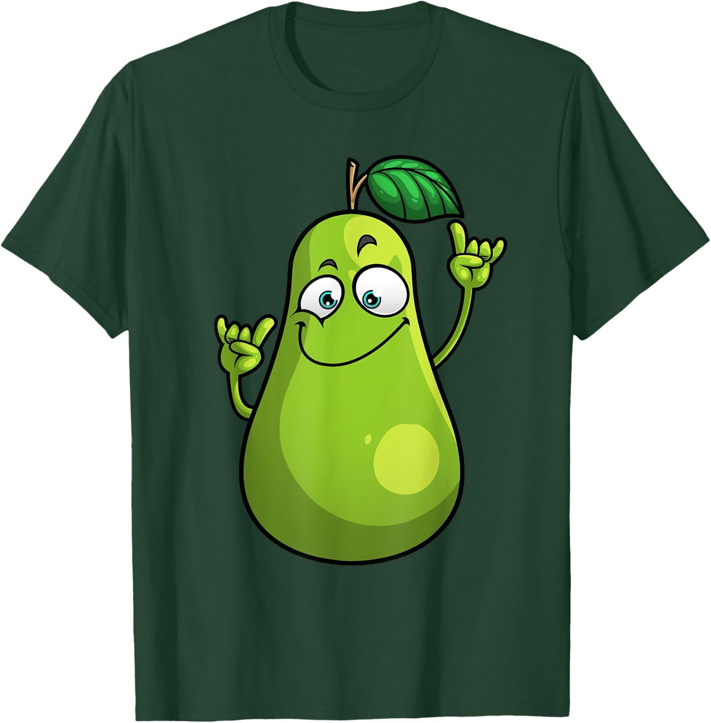 Funny Pear Designs Women Gardening Vegan Plant Food T-Shirt - T-Shirt | Forest
