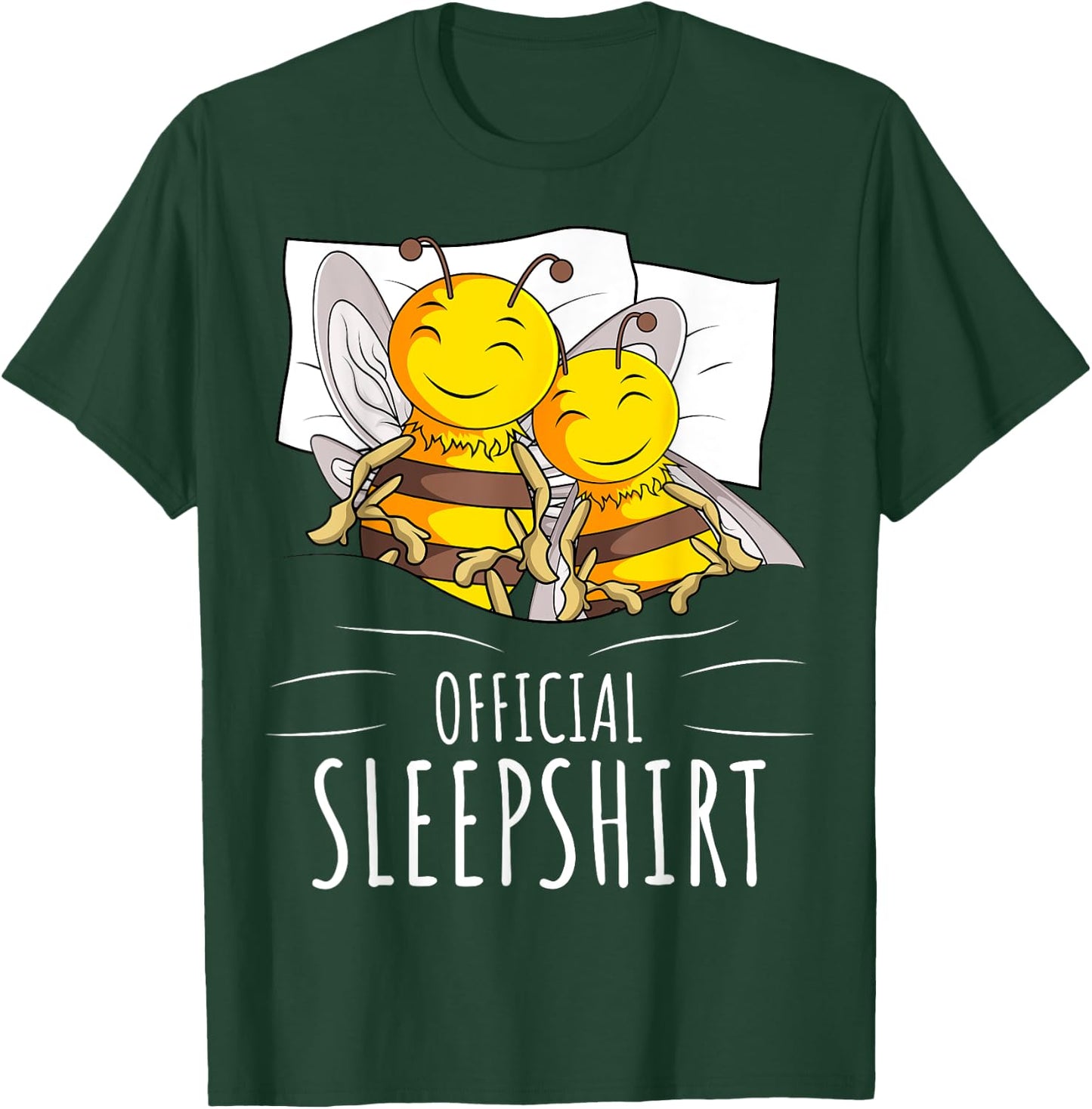 Bee Beekeeper Official Sleepshirt T-Shirt - T-Shirt | Forest