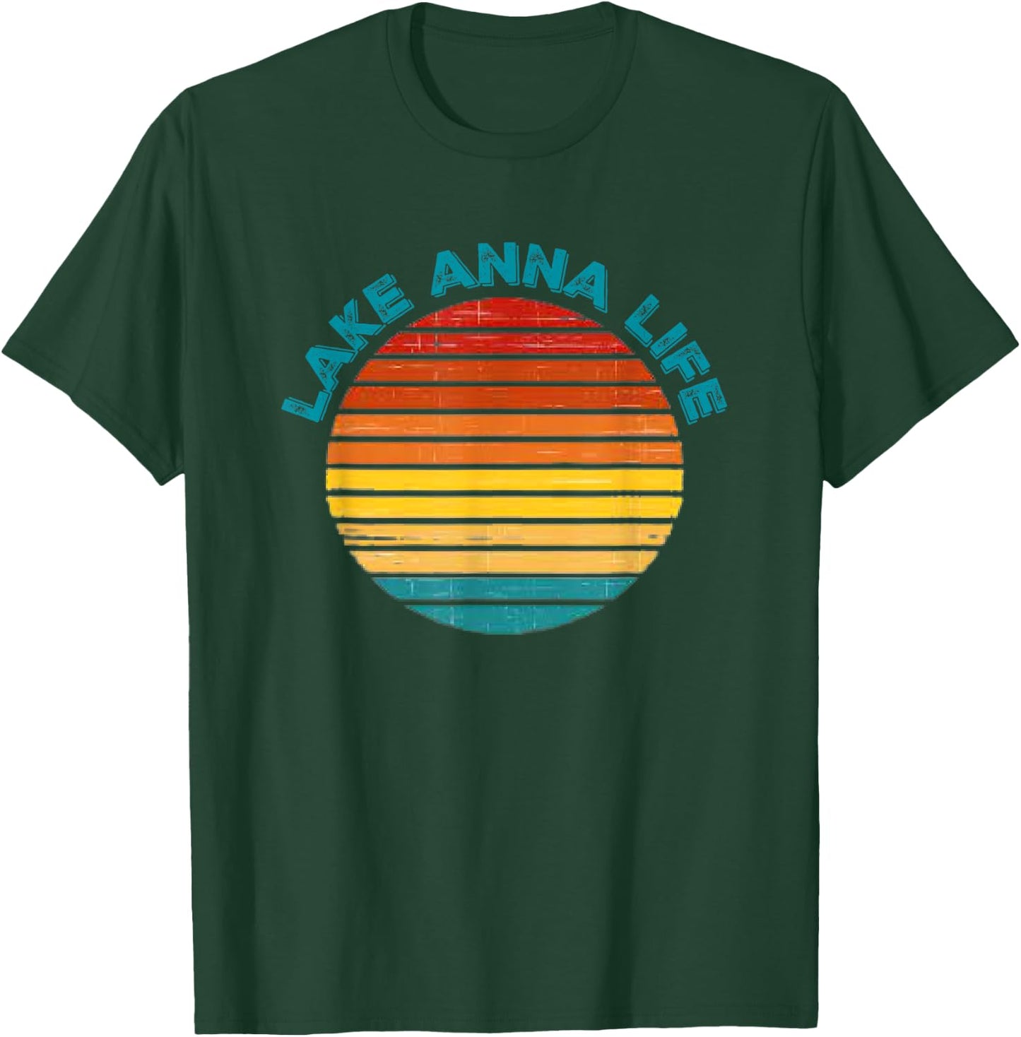 Lake Anna Life Virginia Fun Gift Boating Fishing Skiing Sun T-Shirt - T-Shirt | Forest