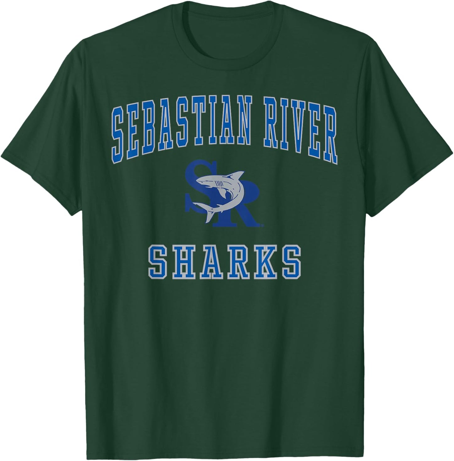 Sebastian River High School Sharks C1 T-Shirt - T-Shirt | Forest
