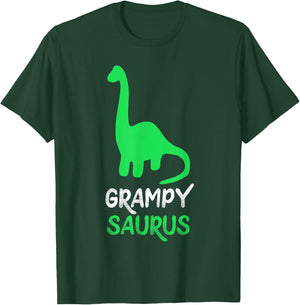 Grampy-Saurus Funny Dino Dinosaur GrampySaurus T-Shirt - T-Shirt | Forest