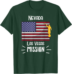 Nevada Las Vegas Mormon LDS Mission Missionary Gift T-Shirt - T-Shirt | Forest