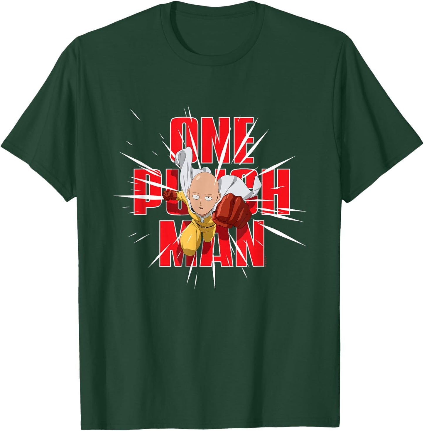 One Punch Man Saitama Punch Pose T-Shirt - T-Shirt | Forest