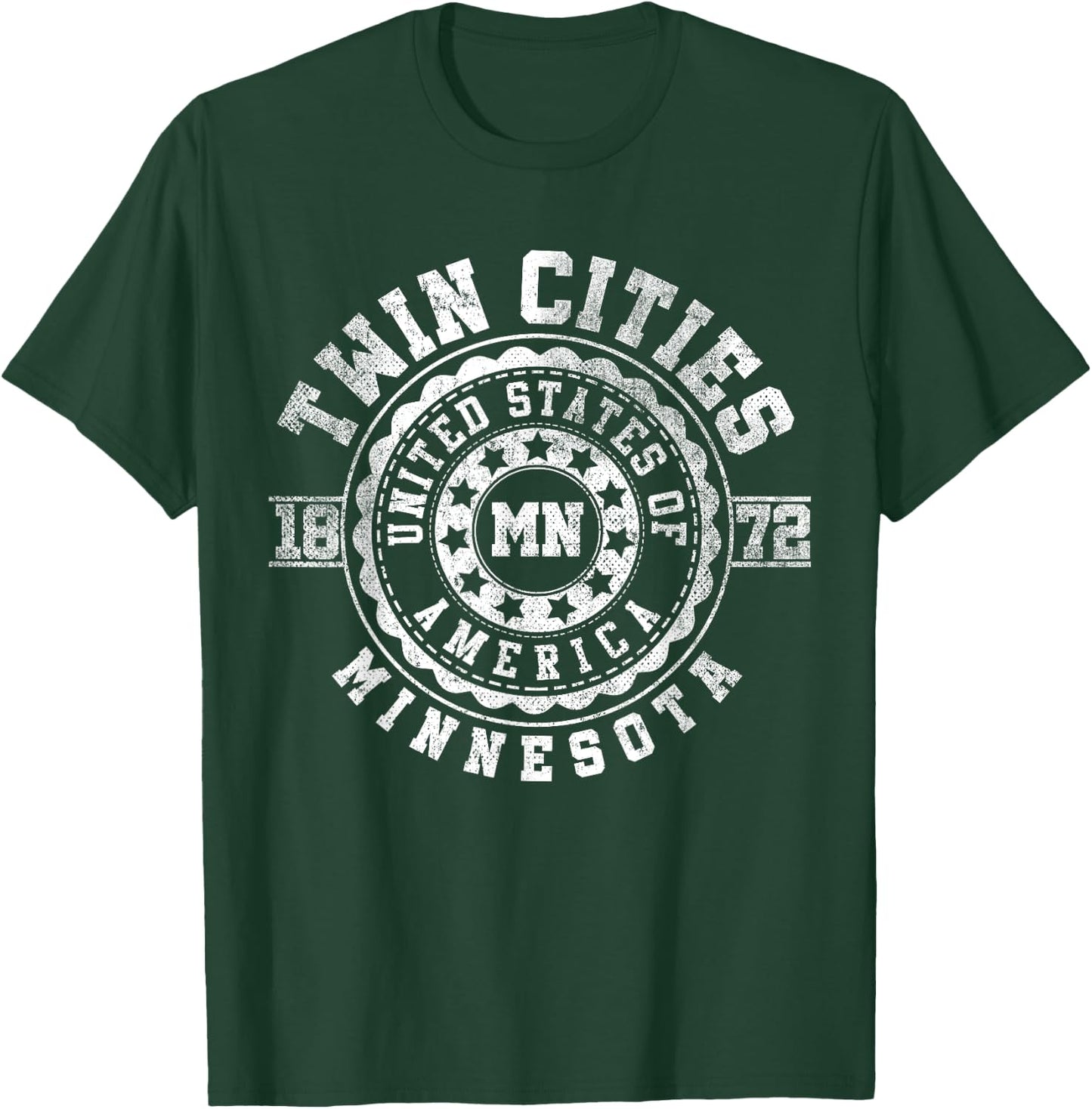 Twin Cities MN | Minnesota | Vintage City Apparels T-Shirt - T-Shirt | Forest