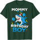 Mommy of The Birthday Boy Shark Ocean Theme Matching Family T-Shirt - T-Shirt | Forest